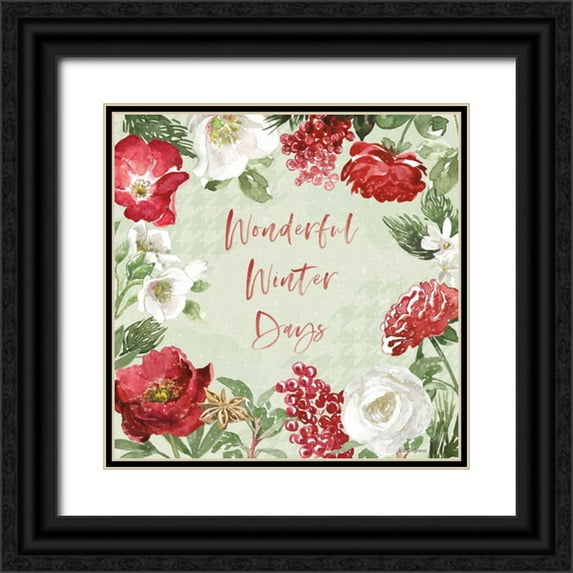 Grove, Beth 20x20 Black Ornate Wood Framed with Double Matting Museum Art Print Titled - Rustic Season II
