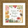 thumbnail image 1 of Grove, Beth 20x20 Gold Ornate Wood Framed with Double Matting Museum Art Print Titled - Harvest Bouquet II, 1 of 4