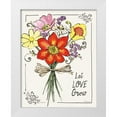 thumbnail image 1 of Grove, Beth 20x24 White Modern Wood Framed Museum Art Print Titled - Sunny Bouquets I, 1 of 4