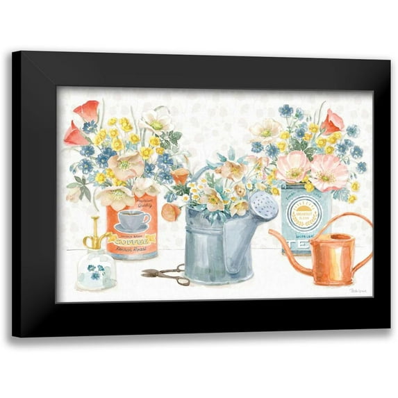 Grove, Beth 24x17 Black Modern Framed Museum Art Print Titled - Gardenscape I