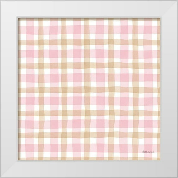 Grove, Beth 26x26 White Modern Wood Framed Museum Art Print Titled - Coastal Baby Pattern XXI
