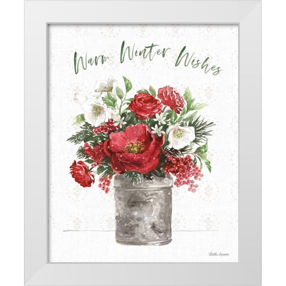 Grove, Beth 26x32 White Modern Wood Framed Museum Art Print Titled - Rustic Season IV