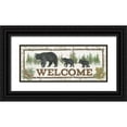 thumbnail image 1 of Grove, Beth 32x15 Black Ornate Wood Framed with Double Matting Museum Art Print Titled - Family Cabin Welcome, 1 of 4