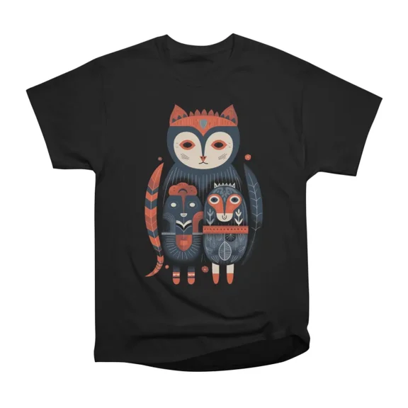 Grove Glimmer Fox Duet T-Shirt Tee Gift For Him Merch For Her Apparel For Friend