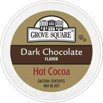 Grove Square Dark Chocolate Hot Cocoa Coffee Pods, 24 Count for Keurig K-Cup Brewers