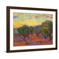 thumbnail image 1 of Art.com Grove of Olive Trees, 1889 Giclee Print by Vincent van Gogh, Brown Frame Wall Art, 40" x 32", 1 of 4