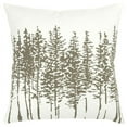thumbnail image 1 of Grove of Trees Down Throw Pillow, Grey & Ivory, 1 of 1