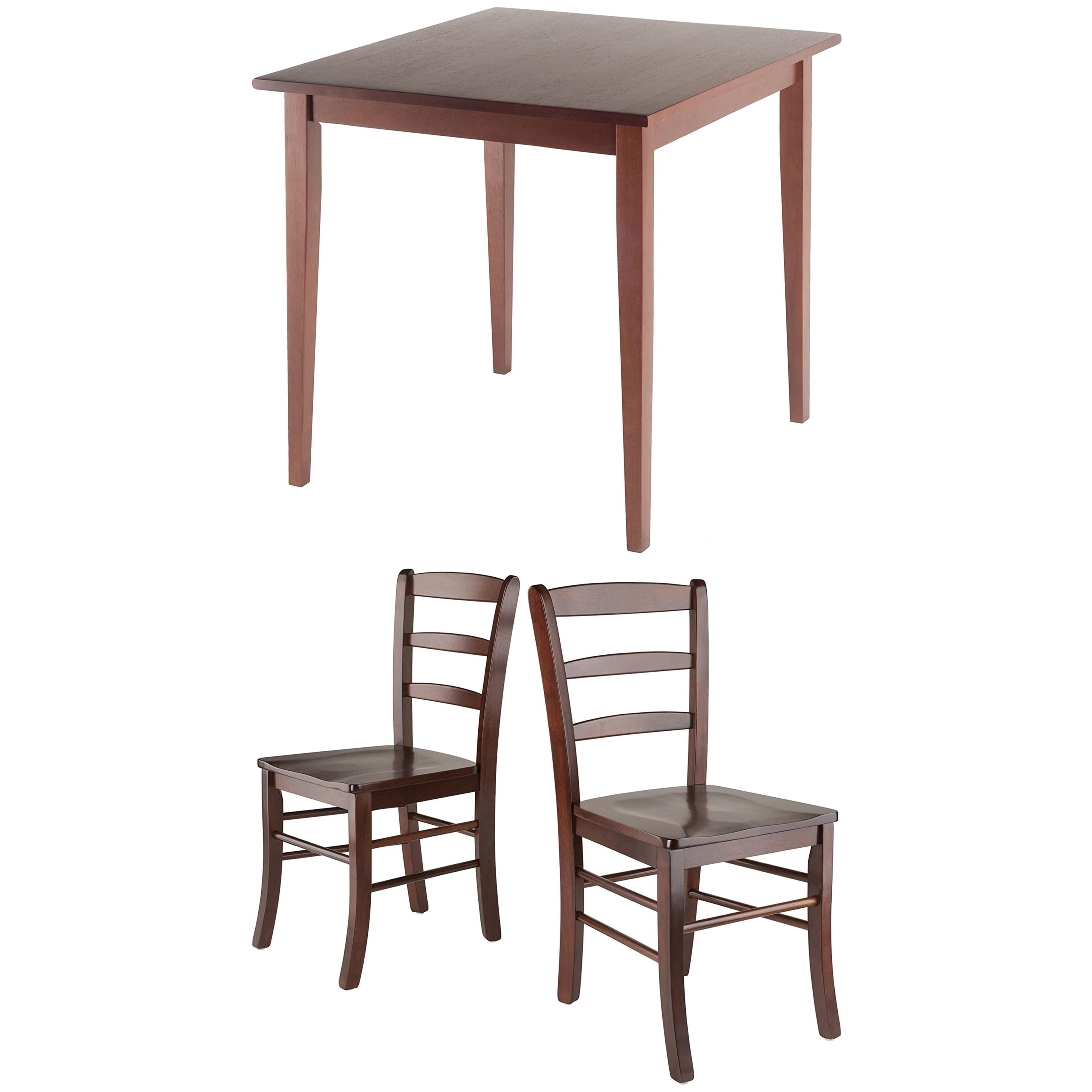 Groveland 3-Piece Dining Set, Antique Walnut