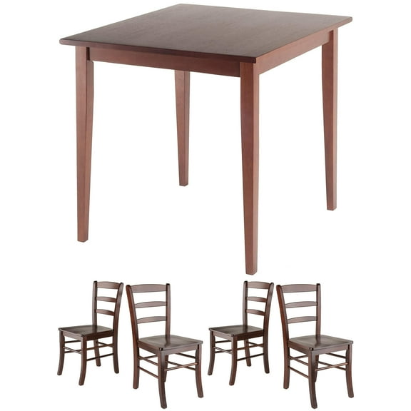 Groveland 5-Piece Dining Set, Antique Walnut