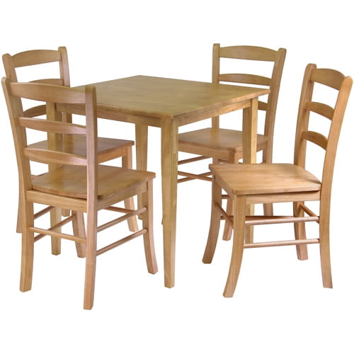 Groveland 5-Piece Dining Set, Light Oak