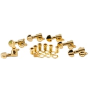 Grover Mini Rotomatic Electric Guitar Tuners 6 inline 141 Ratio Gold