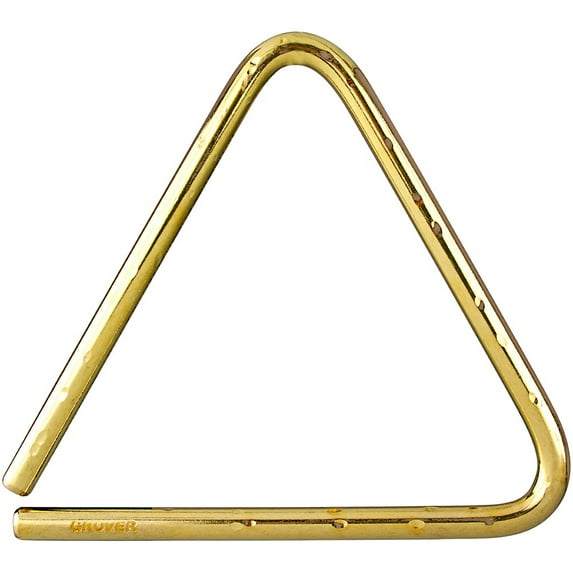 Grover Pro Bronze Hammered Lite Symphonic Triangle 5 in.