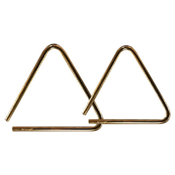 Grover Pro Bronze Pro-Hammered Triangle 8 in.
