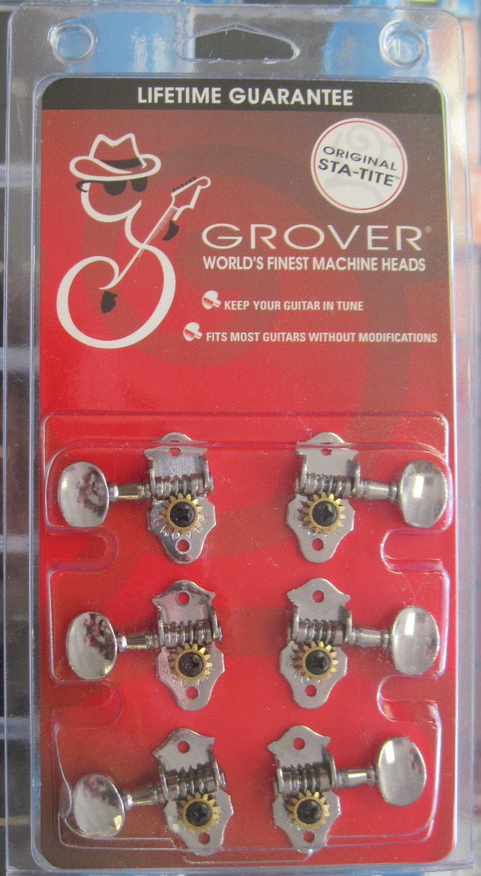Grover V98C Sta-Tite Guitar Tuners - CHROME