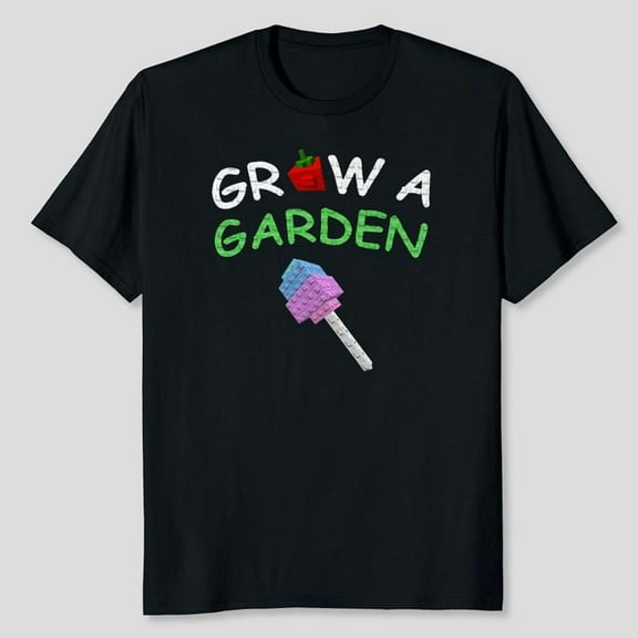 Grow A Garden Candy Blossom Fruit Gamer Design T-Shirt, Men's And Women's Graphic Tee 100% Cotton by TBun, Full Sizes S-5XL