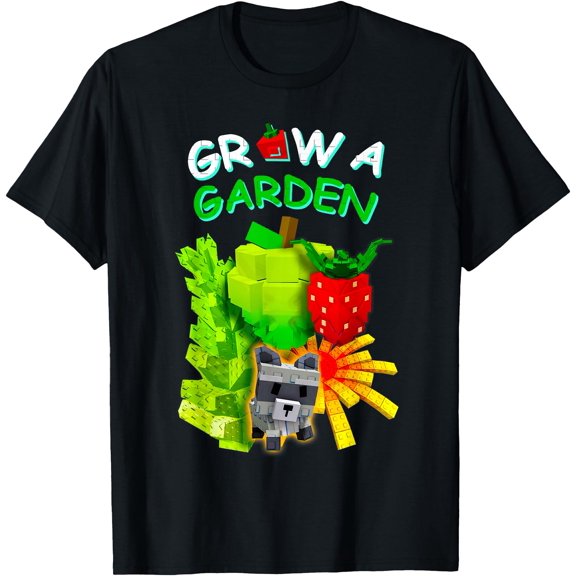 Grow A Garden Sugar Apple Romanesco Elder Strawberry Gamer T-Shirt, Unisex T-Shirt