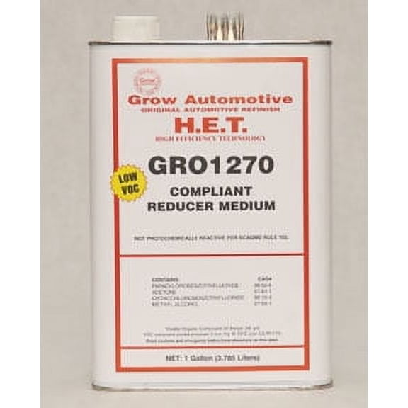 Grow Automotive W1270-1 Low Voc Med. Reducer, Gallon