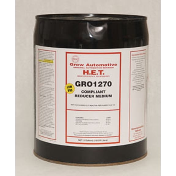 Grow Automotive 1270-5 Zero VOC Medium Urethane Recucer, 5 Gallon GRO-1270-5