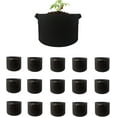 Grow Bags 15Pack for Vegetable/Flower/Plant Aeration Fabric Pots with