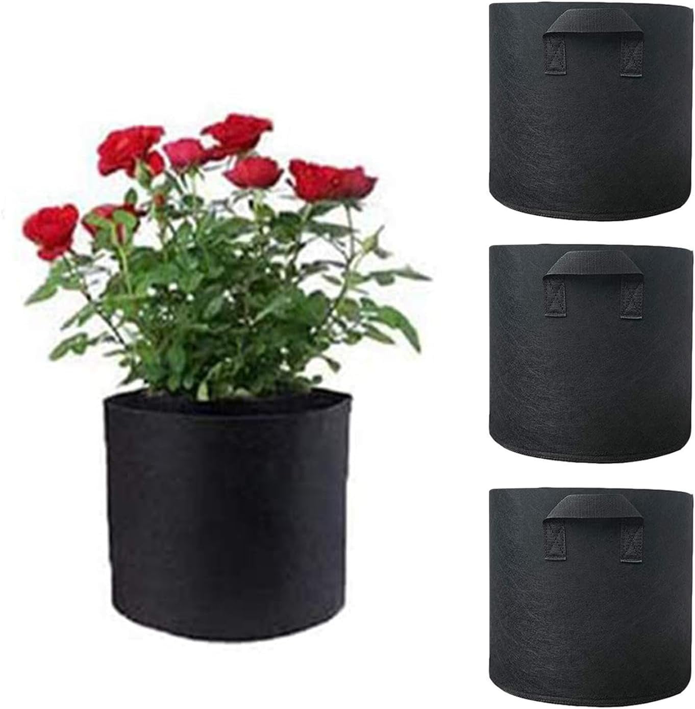 Grow Bags,5 Gallon Pots for Plants,5 Gallon Grow Bags,for Vegetables ...
