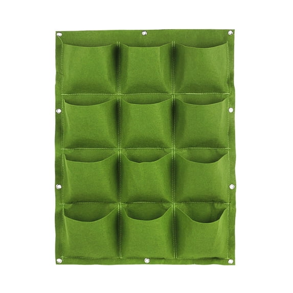 Grow Bags Planter Green Cloth Material No Space Design Convenient Portable Vertical Gardening Bags Balcony Small Space Garden Planting Bags