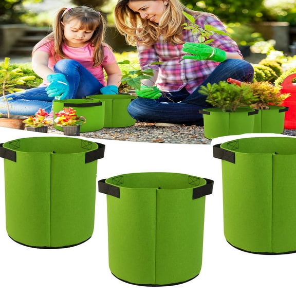Grow Bags,Potato Grow Bags,Potato Bags For Growing Potatoes,Thickened Grow Bags, Aeration Nonwoven Fabric Plant Pots With Durable Handles, Heavy Duty Planter Pot For Tomato, Potato And Vegetable