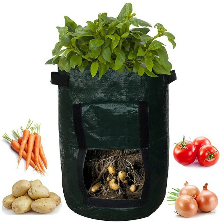 Growing Bags Reusable Potato Planter Bag Vegetable Grow Sack With Handles