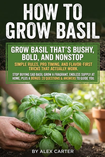 Basil Growing Routine How to Grow Basil: From Seed to Kitchen Harvest, Indoors or in Pots ...