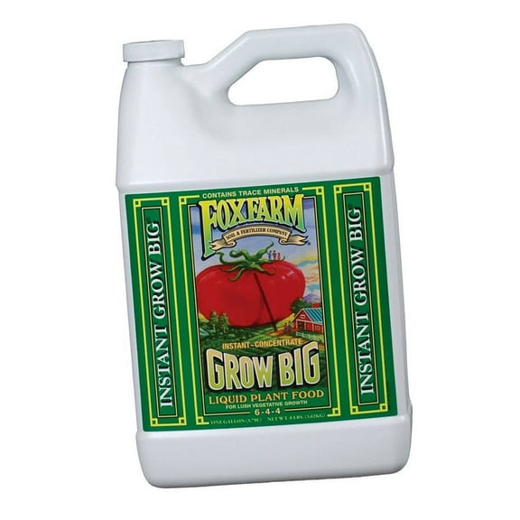 Grow Big Liquid Concentrate Fertilizer, 1 Gallon