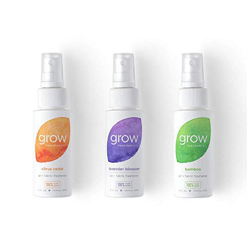 Grow Fragrance Certified 100 Plant Based Air Freshener + Fabric