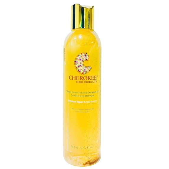 "Grow Green" Infused Geranium" Conditioning Shampoo Moisture repair & Hair Growth