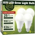 Grow Light Bulbs, LED OIF8 Grow Light Bulbs Full Spectrum, A19 Plant