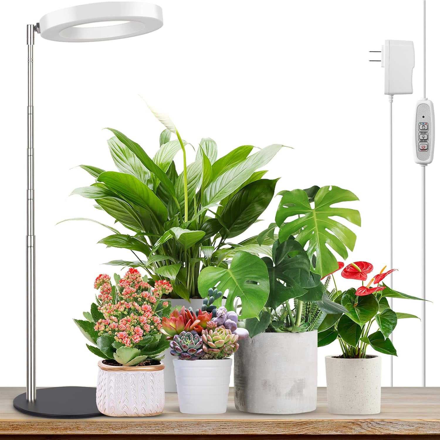 Grow Light, LED Plant Light for Indoor Plants Growing, Full Spectrum ...