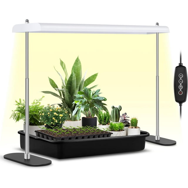 Grow Light Stand, Advanced LED Plant Growth Lighting with 4/8/12H Timer