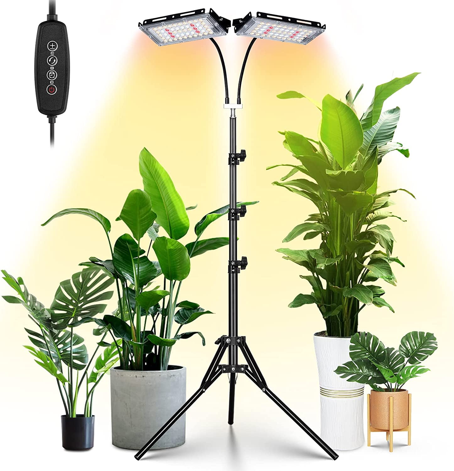 Grow Light with Stand, Full Spectrum LED Plant Light for Indoor Plants