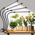 thumbnail image 1 of Grow Lights for Indoor Plants,168 LEDs Clip Plant Lights, Full Spectrum LED Plant Growing Lamps with Flexible Gooseneck, 3/9/12H Timer, 3 Spectral Modes, 10 Dimmable Levels, 4 Head, 1 of 6