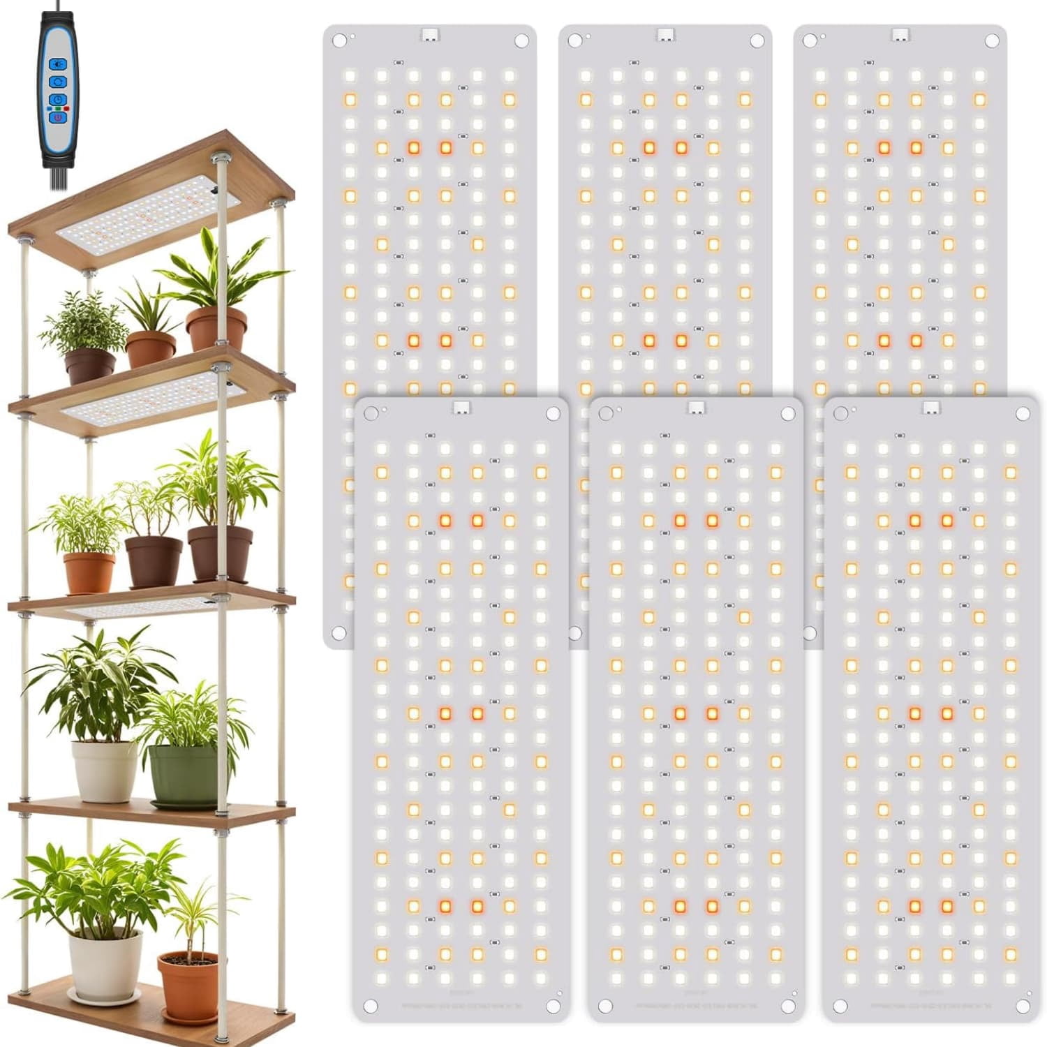 Grow Lights for Indoor Plants, 882 LEDs Full Spectrum Plant Light with ...