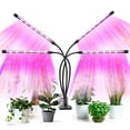 thumbnail image 1 of Grow Lights for Indoor Plants, Four Head LED Grow Light with Full Spectrum & Red White Spectrum for Indoor Plant Growing Lamp, Adjustable Gooseneck, Suitable for Plant, 1 of 8