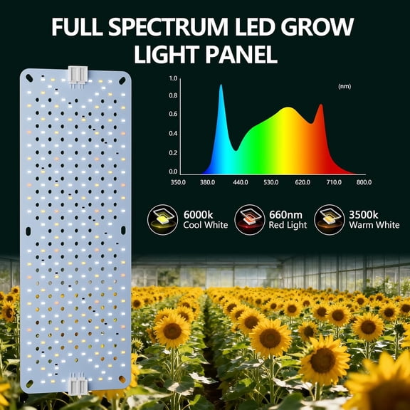 Grow Lights for Indoor Plants Full ,High PPFD 1152LEDs Plant Lights with 4/8/12/16/20H Timer, Flexible Series & Parallel Connection for Indoor Growing(6 Pack)