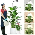 thumbnail image 1 of Grow Lights for Indoor Plants Full Spectrum, 80 LEDs 3 Colors Grow Light, 65in Plant Lights for Indoor Growing with 360°Gooseneck, 6/12/16H Timer, 5 Brightness, Height Adjustable, White Pair, 1 of 14