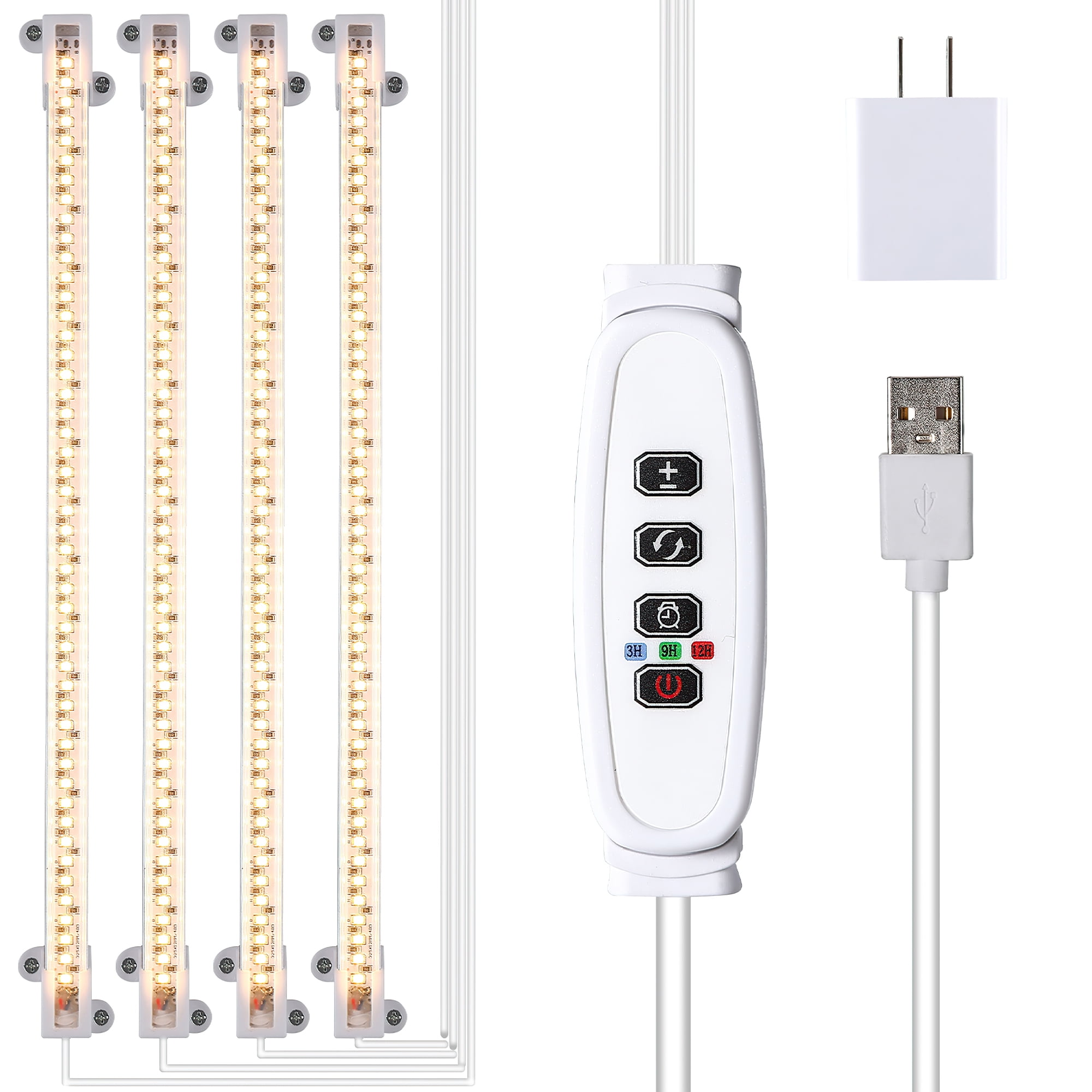 Grow Lights for Indoor Plants, Full Spectrum Plant Grow Light Strip ...