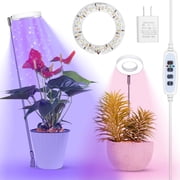 Grow Lights for Indoor Plants,LA KEN DU 42 Full Spectrum LED Grow Lights with Stable Base-180  Adjustable 3 Colors Grow Light3/9/12H Timer&10 Dimmable Levels