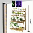 thumbnail image 1 of Grow Lights for Indoor Plants with Timer, 192 LEDs 42W Vertical Full Spectrum Grow Light 65 Inch Standing Grow Lights 3 Light Modes 5-Level Dimmable Wide Coverage, 1 of 9