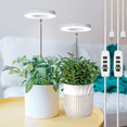Grow Lights for Indoor Plants, 2 PCS LED Grow Lights Full Spectrum Height Adjustable, Automatic