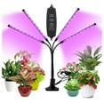 Grow Lights for Indoor Plants, LED Clamp Grow Light Auto On/Off 6/9/12H