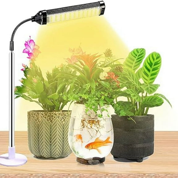 Grow Lights for Indoor Plants Plant Lamp for Seedlings Succulents Bulbs Full Spectrum Gooseneck Small Plants Growing.