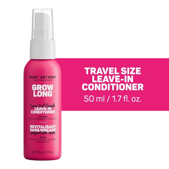 Marc Anthony GROW LONG Leave-in Conditioner Deluxe Mini Travel Size, 1.7 fl oz