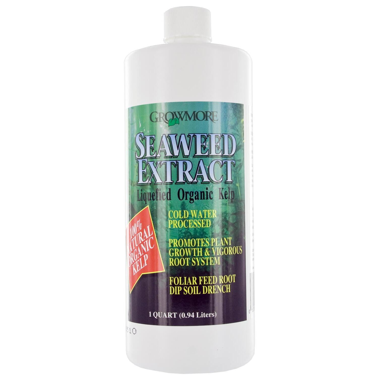 Grow More Seaweed Extract Natural Organic Kelp Liquid 0.10 0.10 0.15 32oz