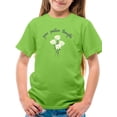 thumbnail image 1 of Grow Positive Thoughts Daisies T-Shirt Juniors -Image by Shutterstock,  Medium, 1 of 4