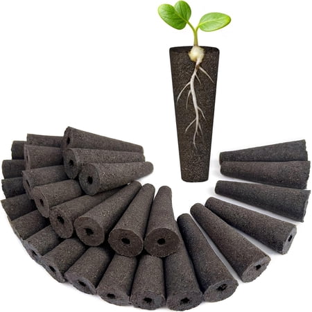 Grow Sponges 60 Pack, Hydroponics Replacement Root Growth Compatible with Aero Garden iDOO and Most Other Brands,Sponge for Hydroponic Indoor System